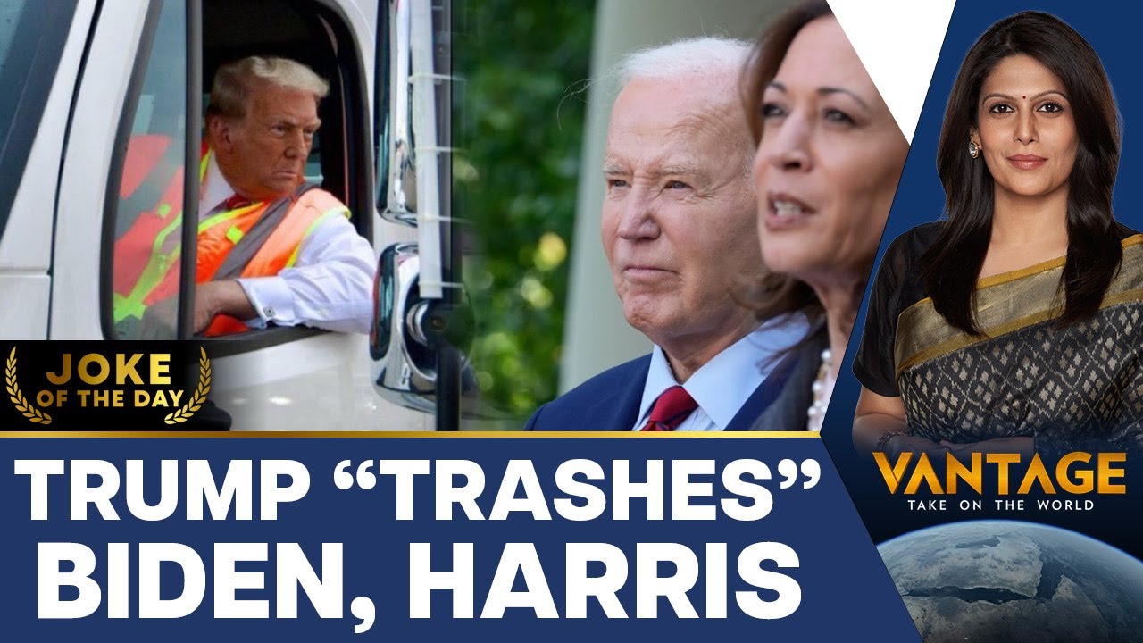 Trump's Garbage Truck Stunt Triggers Meme Fest | Vantage with Palki Sharma