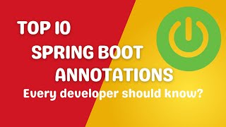 Download the video "Must-have Spring Boot Annotations Every Developer Needs To Know | @javacodeex"