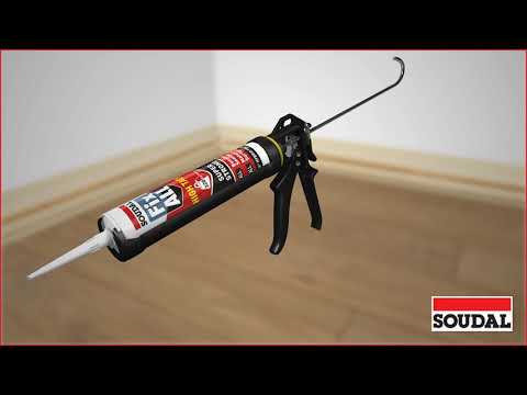 Mastic de rebouchage acrylique - pour joints de parquet SOUDAL