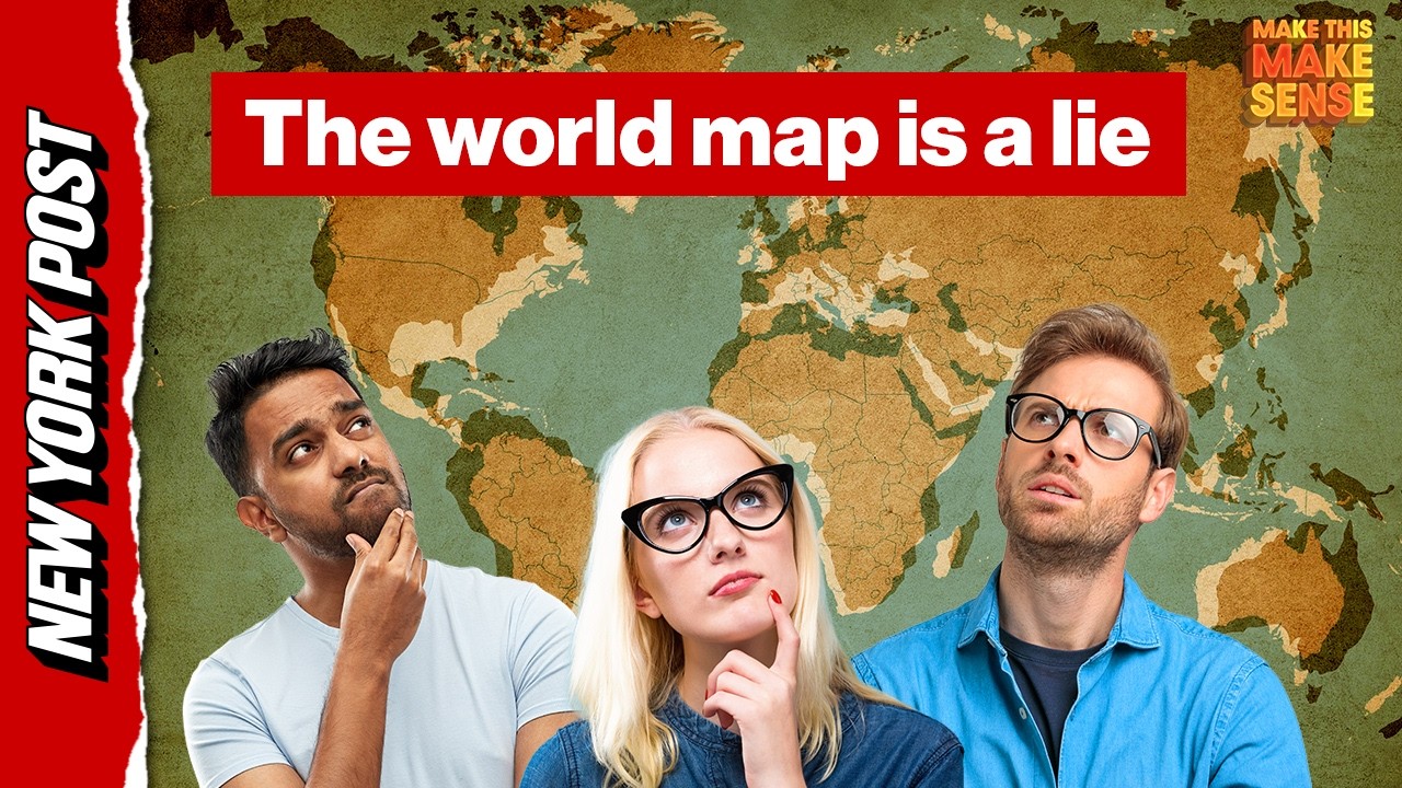 The World Map Is a Lie: How the Mercator Projection Warped Our Minds | Make This Make Sense