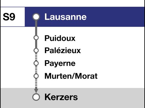 SBB CFF Ansagen/annonces » S9 Lausanne — Kerzers (2023) | SLBahnen