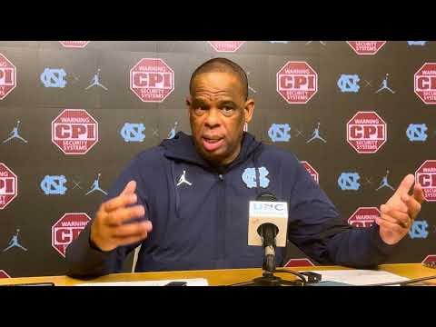 Hubert Davis Post-Kansas Press Conference | UNC Basketball 