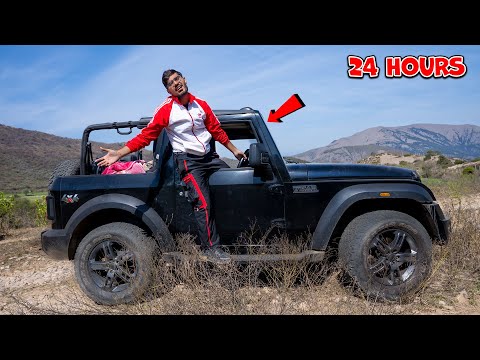 24 Hours In Thar 4x4 Challenge *Open Roof* | क्या मै थार में 24 घंटे बिता पाउँगा?
