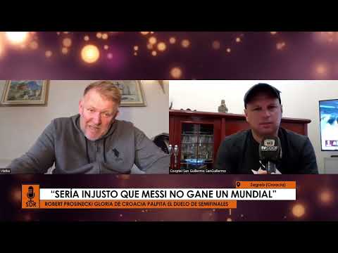 ROBERT PROSINECKI EN SUPER DEPORTIVO RADIO:"SABEMOS QUE SÍ MESSI ESTÁ EN SU DÍA SERÁ IMPOSIBLE"