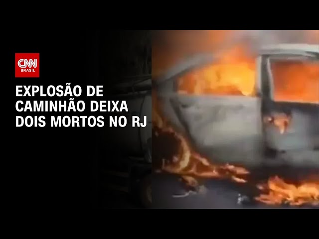 Explosão de caminhão de combustível deixa dois mortos na Dutra no RJ | CNN NOVO DIA
