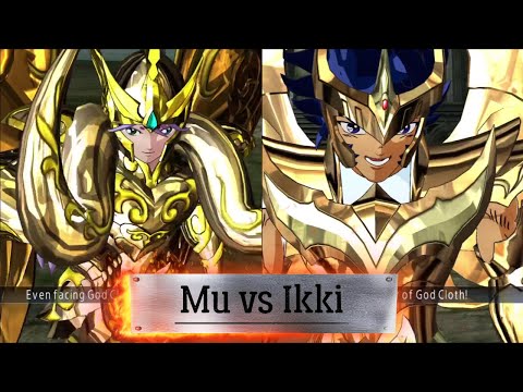 Saint Seiya: Soldiers Soul - Mu (God Cloth) vs Ikki (God Cloth) (5 Round)