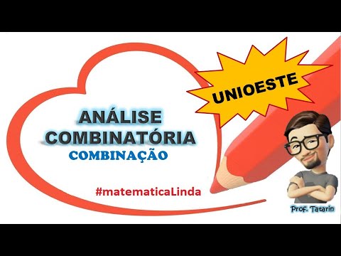 UNIOESTE - O número de soluções distintas para a equação x+y+z+w - Matemática Linda - Prof. Tatarin