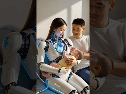 This Robot Was Designed to Replace Human Touch #meibot #tech #cute #baby #robot #viral #future