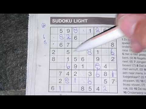 Lessons starting to get challenging? (#1085) Light Sudoku. 07-03-2020 part 1 of 2