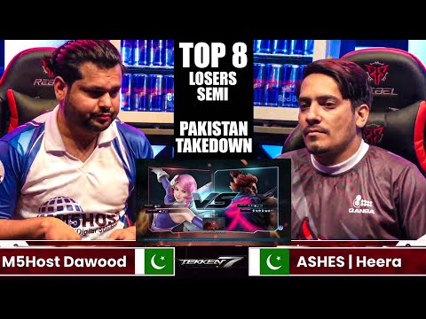 HEERA MALIK vs DAWOOD | LOSERS SEMI FINAL - Takedown Pakistan Event 2023- Tekken 7