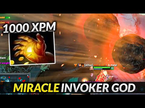 MIRACLE invoker GOD is back with 1000 xpm