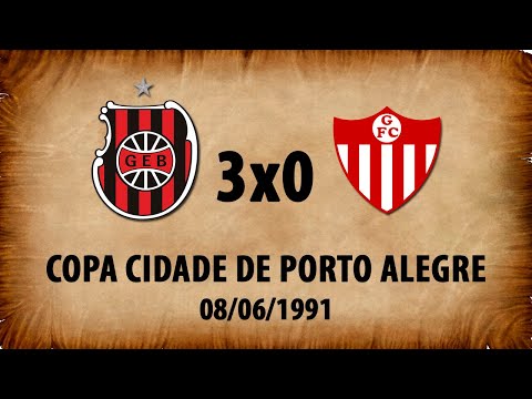 G.E.Brasil 3x0 Guarany de Bagé - Copa Cidade de Porto Alegre 1991