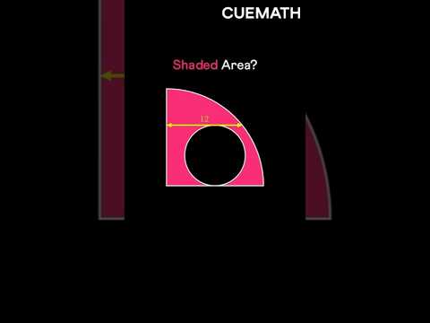 A tricky shaded area puzzle