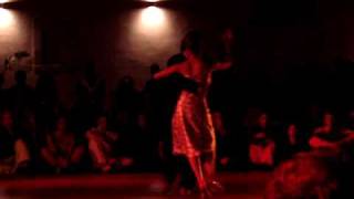 Julio Balmaceda and Agustina Berenstein at Siracusa tango festival 2009