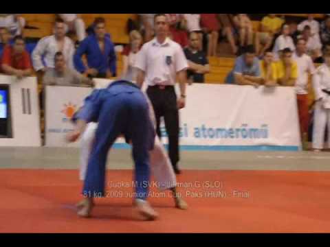 Judo 2009 Paks -81kg Cupka M (SVK) - Jerman G (SLO) - Final - Junior Atom Cup
