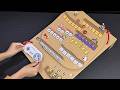 Controller Operated Mario World Made From Cardboard