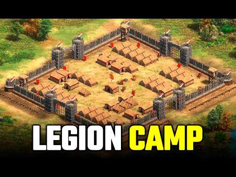 How Roman Legions build their Marching Camps | Recreated in Age of Empires 2