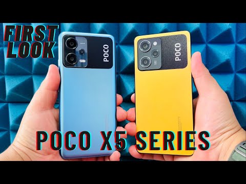 POCO X5 & X5 Pro First Look DESIGN & CAMERAS!
