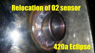 O2 sensor reloacation on my 2g Eclipse (420A)