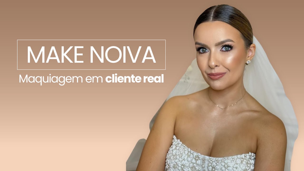 Maquiando noiva real