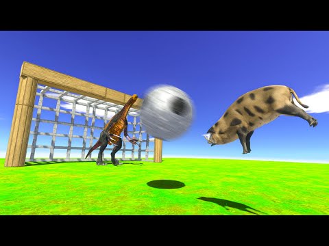 3v3 SOCCER | MAMMALS VS HERBIVORES PLAY FOOTBALL - Animal Revolt Battle Simulator
