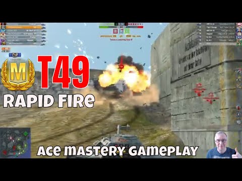 T49 F2P Ace Mastery Pew Pew Pew #wotb #wotblitz