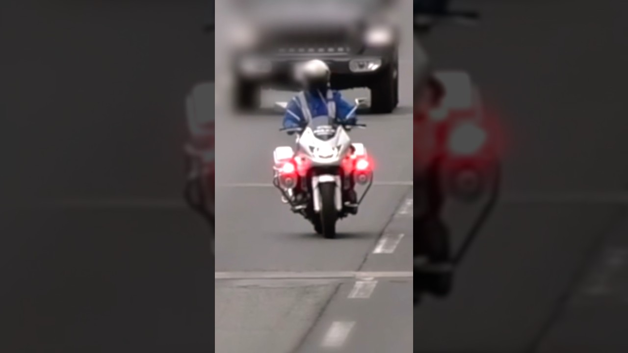 サイレン‼️ 白バイが捕まえる瞬間‼️ #shorts