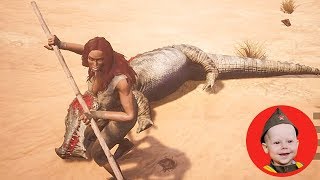 Conan Exiles (2018 PS4 Single Player): Scrubber and the Giant Croc (Episode 5)