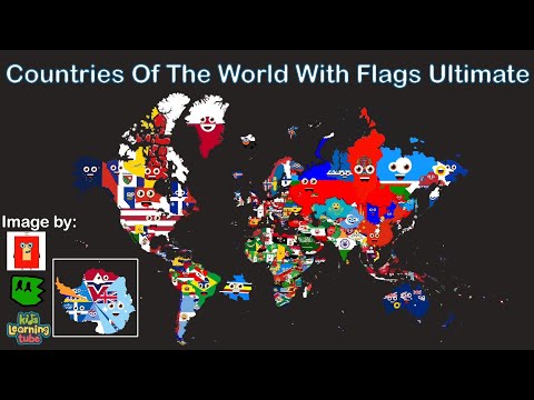 KLT | COUNTRIES OF THE WORLD WITH FLAGS ULTIMATE! | 3K and Birthday special!