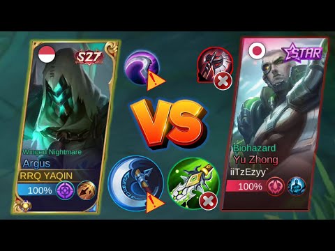 PASSIVE MECHANICAL ATTUE ARGUS BUILD TOP 1 GLOBAL VS PRO PLAYER YUZHONG 🥵