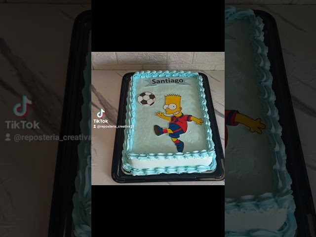 Vídeo relacionado con Los Simpson Oblea Comestible, ideal para decorar tartas de 20 cm x 20 cm