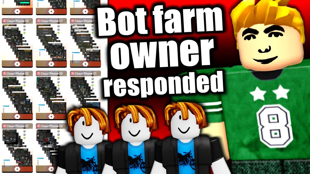 The people behind the roblox bots responded...