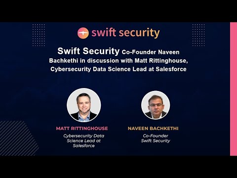 Matt Rittinghouse Cybersecurity Data Science Lead at Salesforce on ...