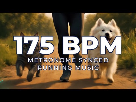 175 BPM Running Music | 1 Hour | Metronome Synced | Rock, Punk, EDM | Workout Motivation