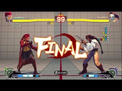 isesuto [Viper] vs satouz [Vega] 2/2 SSF4 Japanese Online Ranked Matches - TRUE-HD