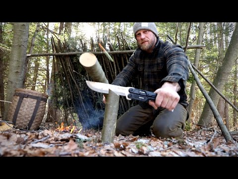Build a Survival Shelter Fast! Debris Shelter, Survival Shelter