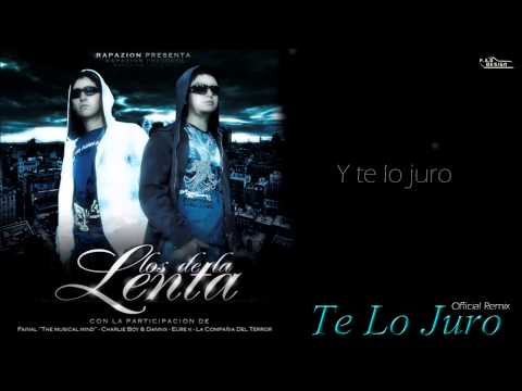 Rapazion Feat. Latin Crew - Te Lo Juro [Official Remix] [Lyrics Video] Letra HD