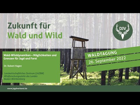 DJV-Waldtagung: Wald-Wilddynamiken - Möglichkeiten und Grenzen für Jagd und Forst