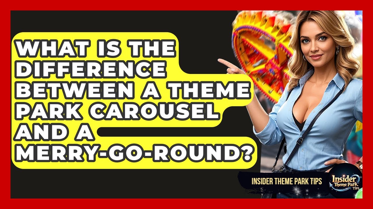 What Is The Difference Between A Theme Park Carousel And A Merry-go-round? - Insider Theme Park Tips