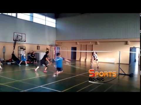 Προπόνηση τμήματος μπάντμιντον του Εθνικού Αλεξανδρούπολης