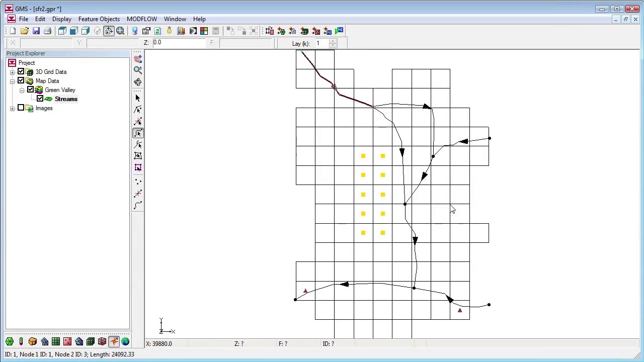 GMS MODFLOW Stream Packages HD