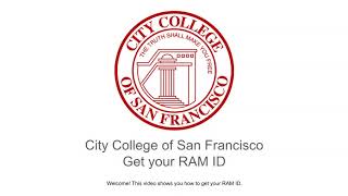 CCSF RAM ID (English)