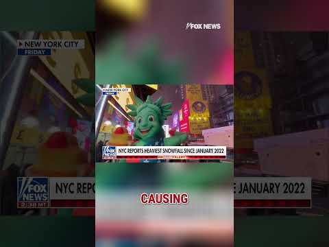 NYC buried in biggest snowfall in nearly 4 years