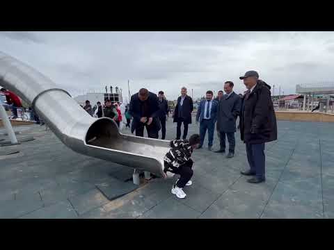 Обновлённая набережная с игровой площадкой открылась в Верхневилюйске