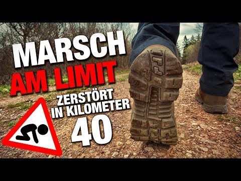 MARSCH AM LIMIT - komplett ZERSTÖRT nach 40 Kilometern - Extremwanderung
