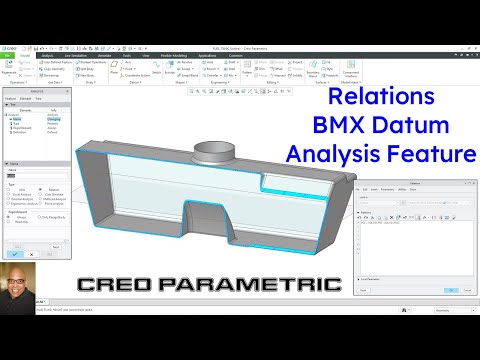 Creo Parametric - Behavioral Modeling Extension (BMX) Relations Datum Analysis Feature