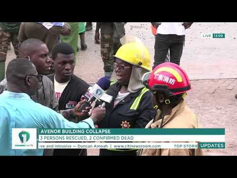 Avenor Building Collapse: Fire Service Gives Latest Update on Rescue Operations