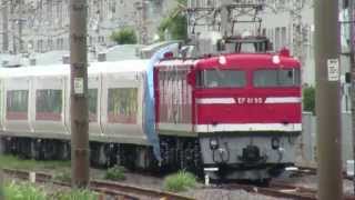 preview picture of video '2012.6.18 常磐線EF81 95+E657系K12編成甲種輸送 北柏→我孫子'