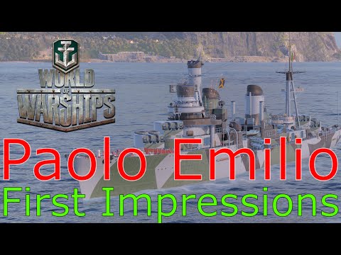 World of Warships- Paolo Emilio First Impressions