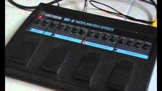 Video thumbnail for Demo du Boss BE-5 guitar multi effects by yococ14